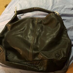Elegant Black Leather Women's Bag